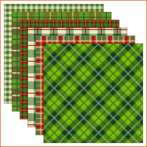 Green Xmas Vinyl Pattern