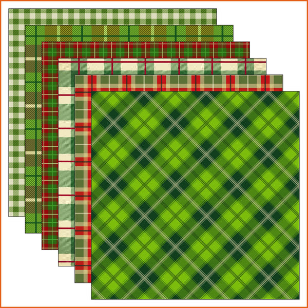 Green Xmas Vinyl Pattern