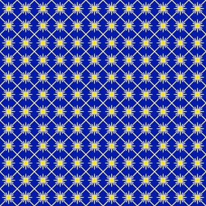 Yellow & Blue Vinyl Pattern