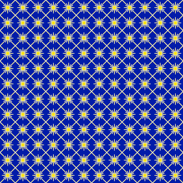 Yellow & Blue Vinyl Pattern