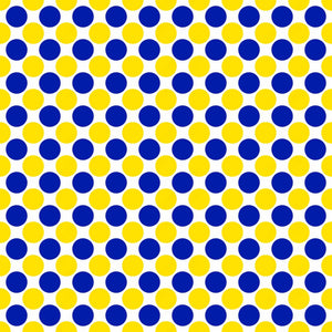 Yellow & Blue Vinyl Pattern