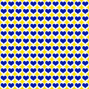 Yellow & Blue Vinyl Pattern