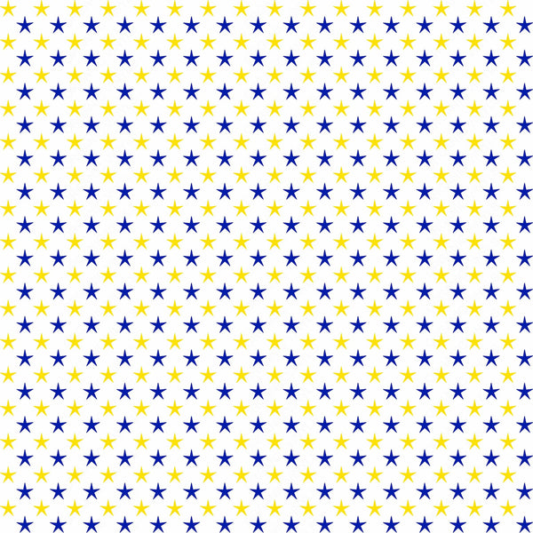 Yellow & Blue Vinyl Pattern