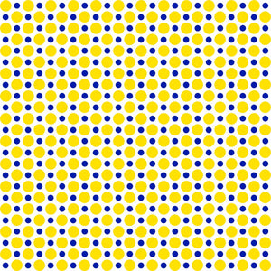 Yellow & Blue Vinyl Pattern