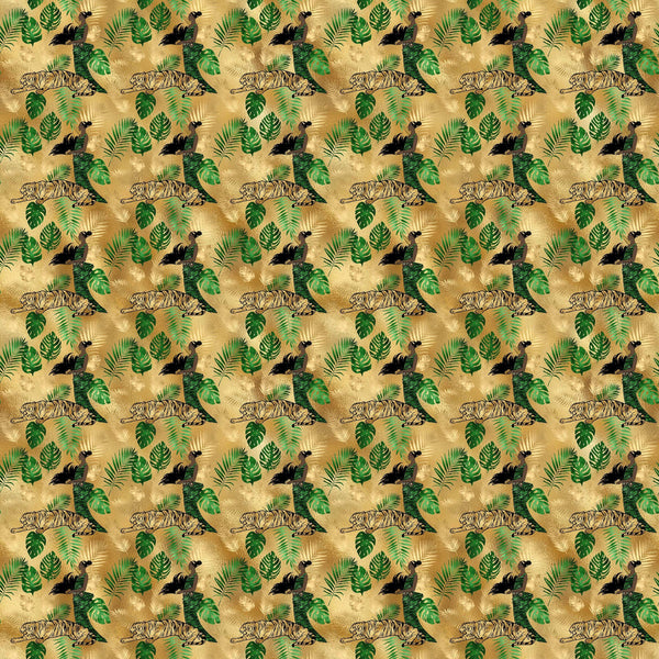 Green Tiger Vinyl Pattern