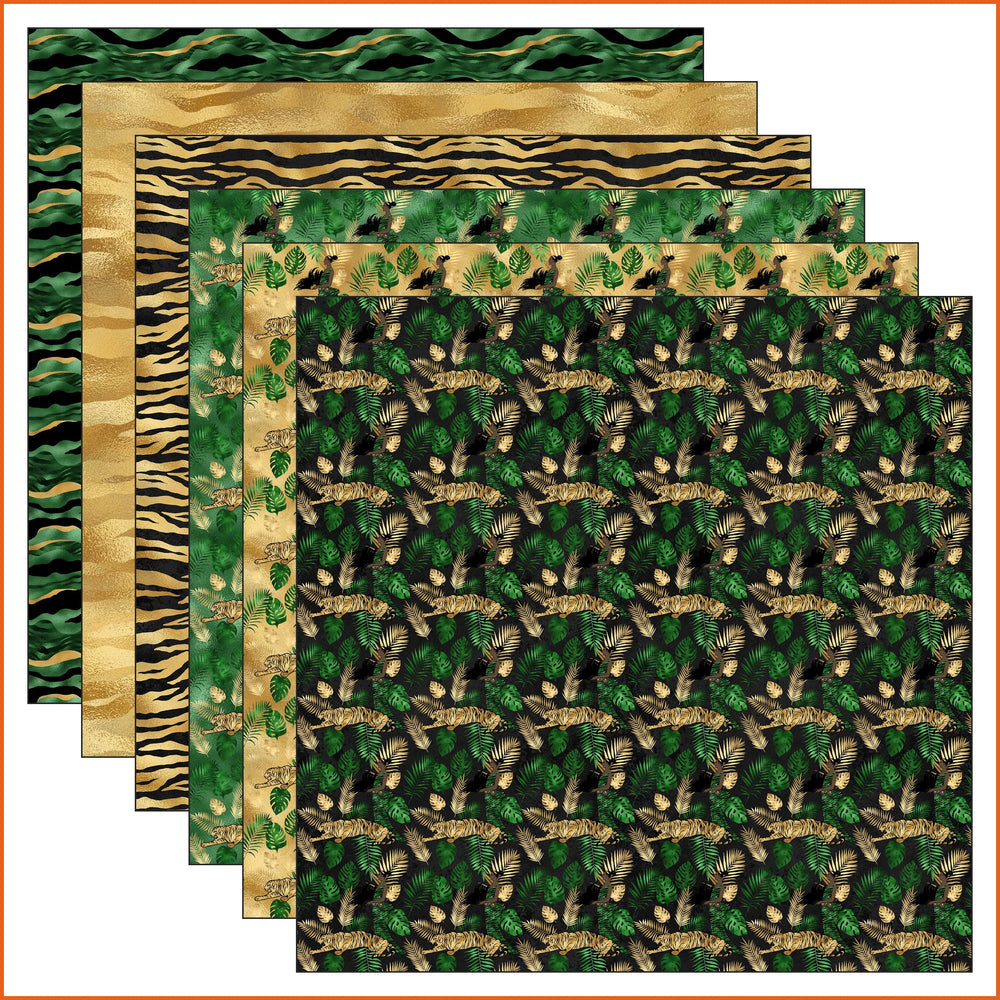 Green Tiger Vinyl Pattern