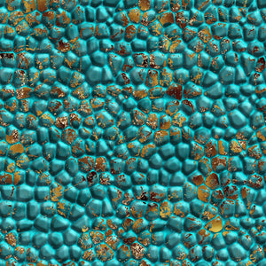 Turquoise Stone Vinyl Pattern