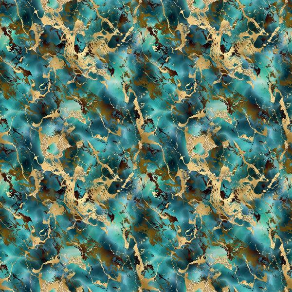 Turquoise Stone Vinyl Pattern