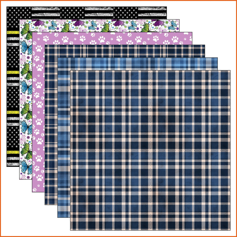 Mixed Patterns Mix 4 Vinyl Pattern