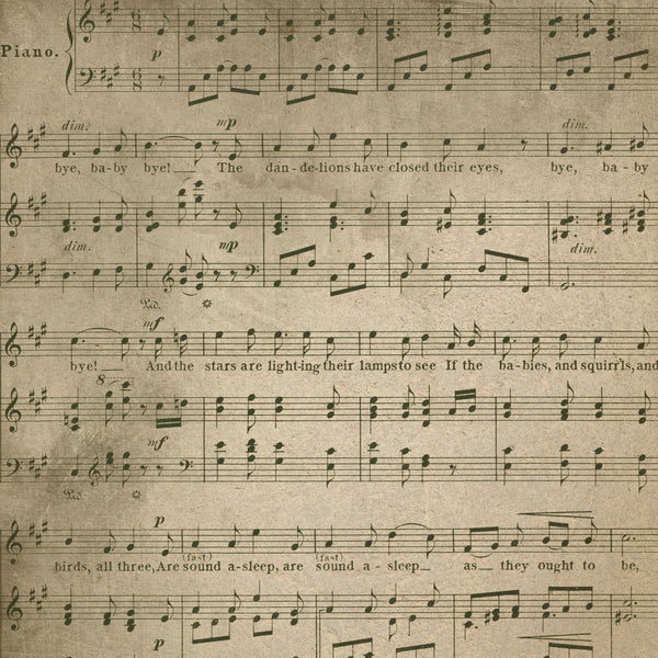 Music Patterns 2 Vinyl Pattern