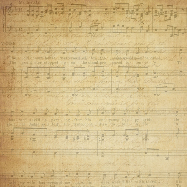 Music Patterns 2 Vinyl Pattern