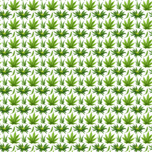 Cannabis Leaves Vinyl Pattern