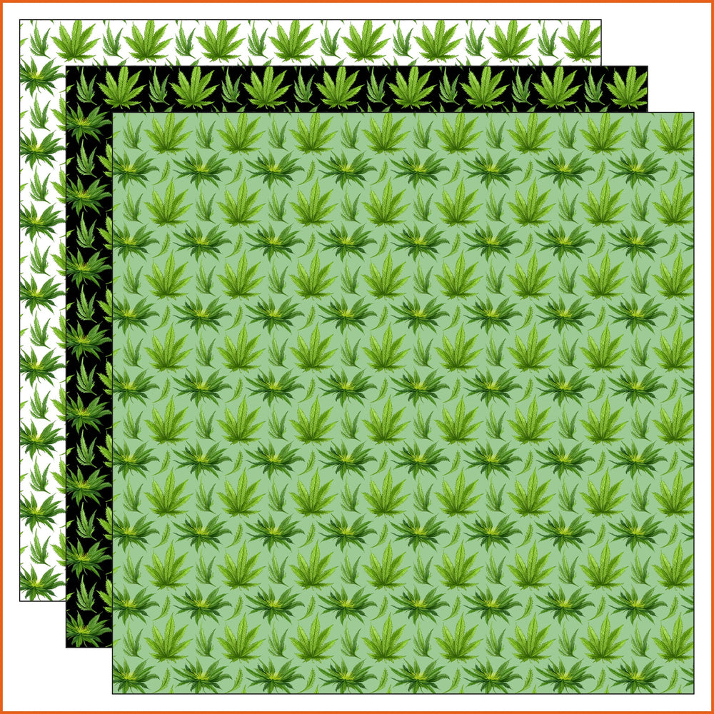 Cannabis Leaves Vinyl Pattern