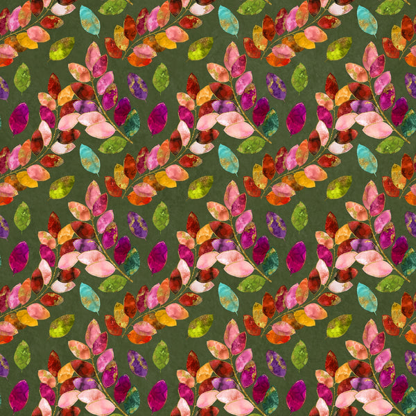 Colorful Leaves Vinyl Pattern