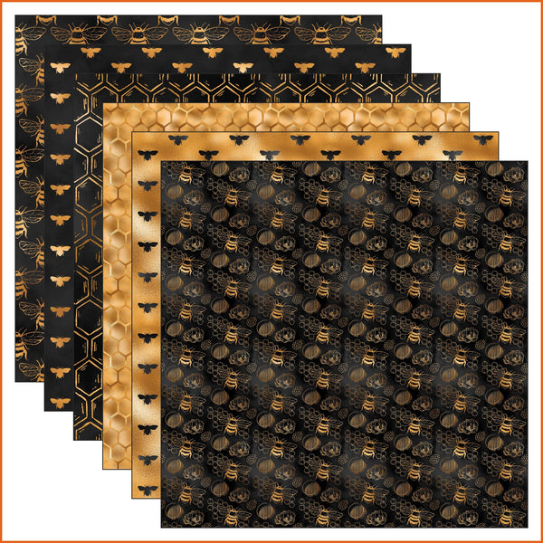 Honey Bee Vinyl Pattern