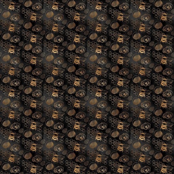Honey Bee Vinyl Pattern