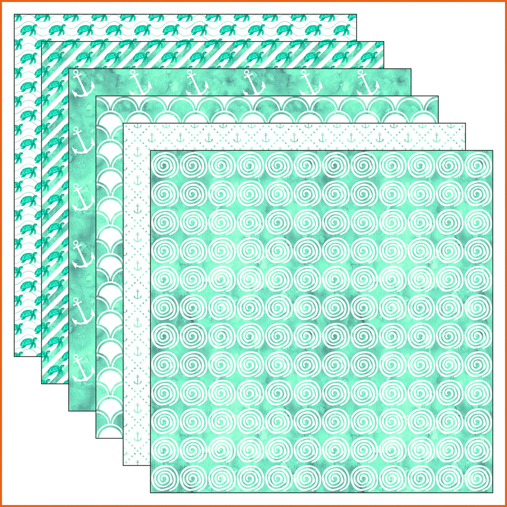 Sea Turtles Vinyl Pattern