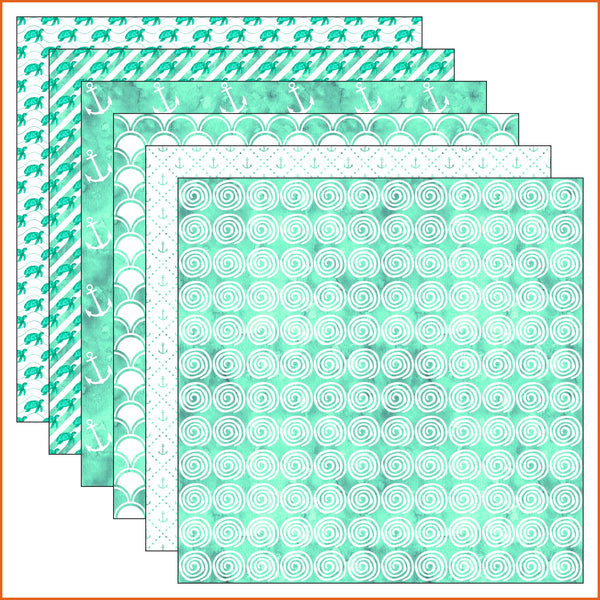 Sea Turtles Vinyl Pattern