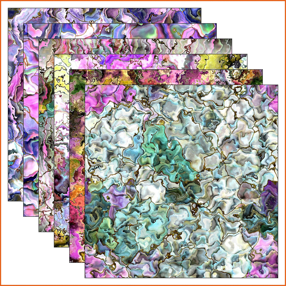 Oyster Shells Vinyl Pattern