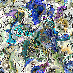 Oyster Shells Vinyl Pattern