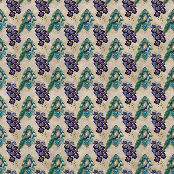 Peacock Fantasy Vinyl Pattern