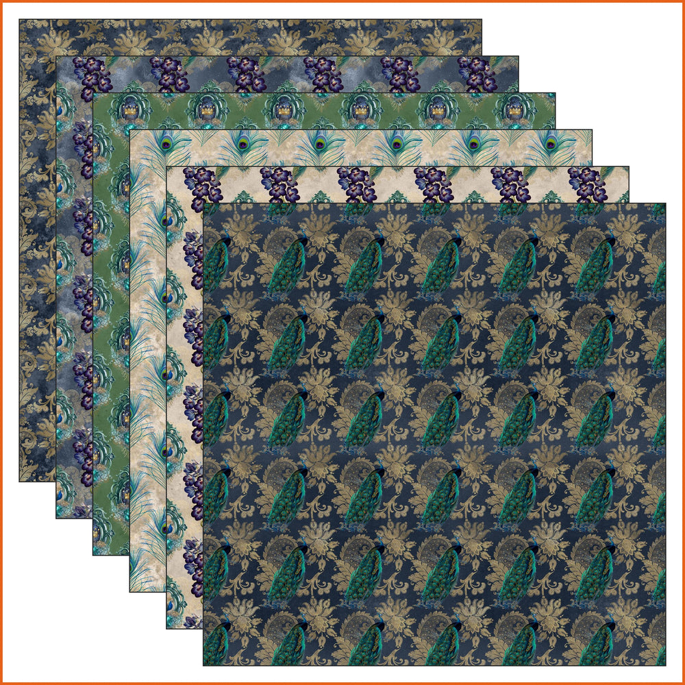Peacock Fantasy Vinyl Pattern