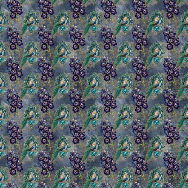 Peacock Fantasy Vinyl Pattern