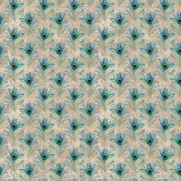 Peacock Fantasy Vinyl Pattern