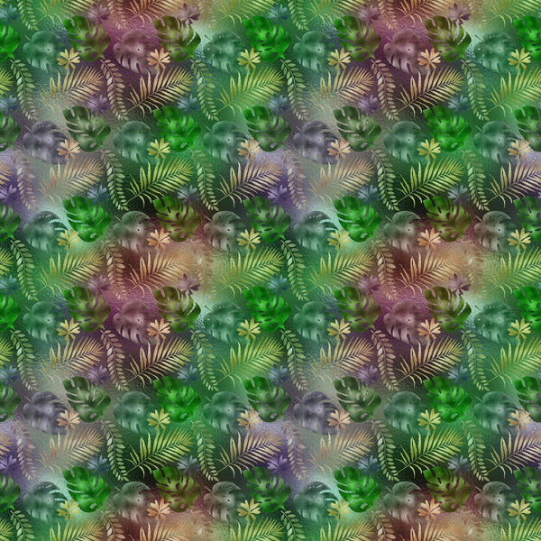 Tropical Leaves Vinyl Pattern