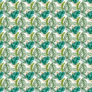 Tropical Leaves Vinyl Pattern