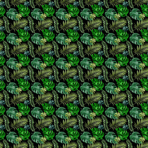 Tropical Leaves Vinyl Pattern