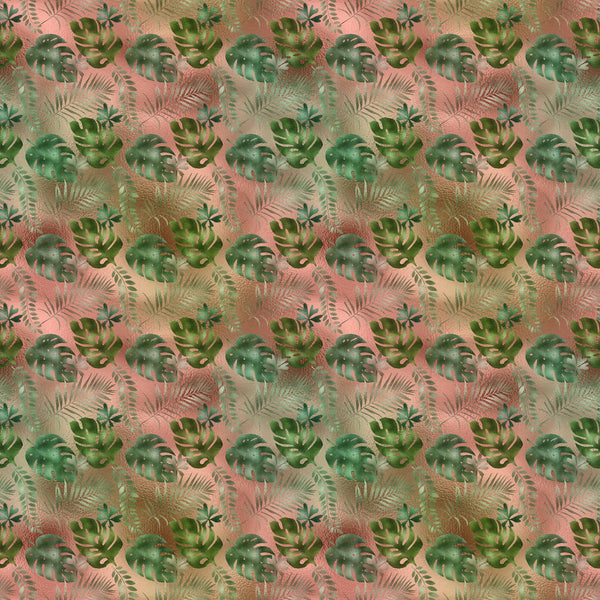 Tropical Leaves Vinyl Pattern