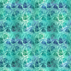 Tropical Leaves Vinyl Pattern