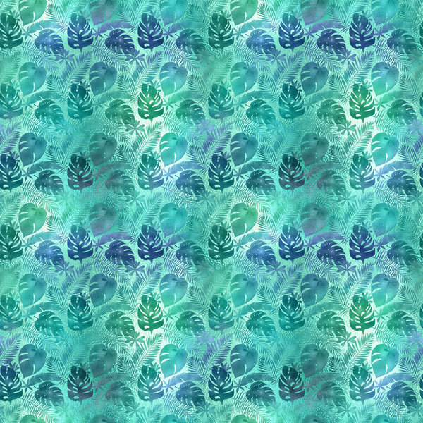 Tropical Leaves Vinyl Pattern