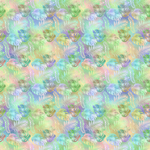 Tropical Leaves Vinyl Pattern