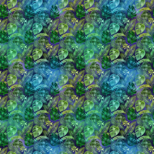 Tropical Leaves Vinyl Pattern