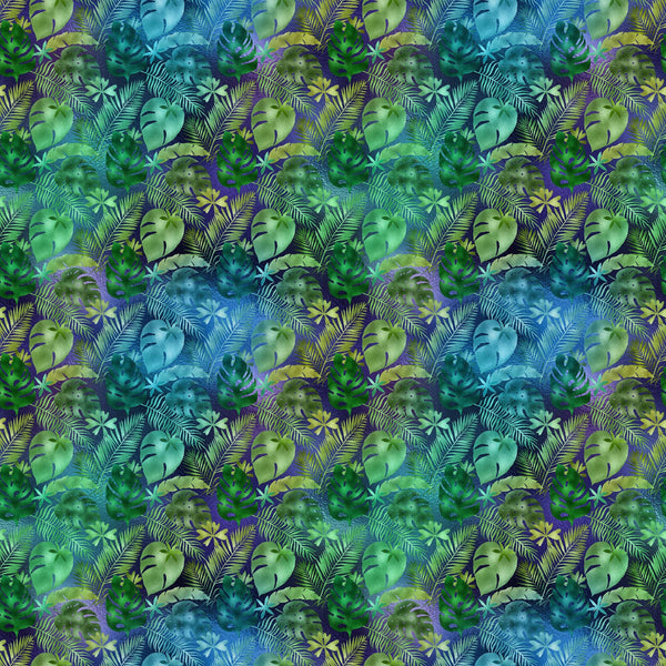 Tropical Leaves Vinyl Pattern