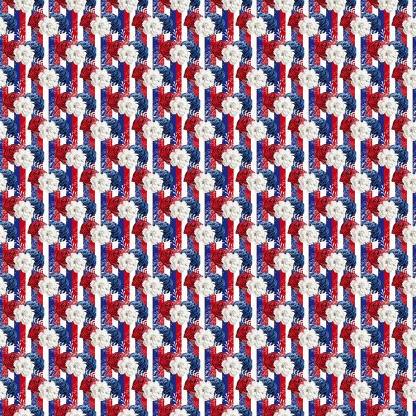 Red White And Blue Vinyl Pattern