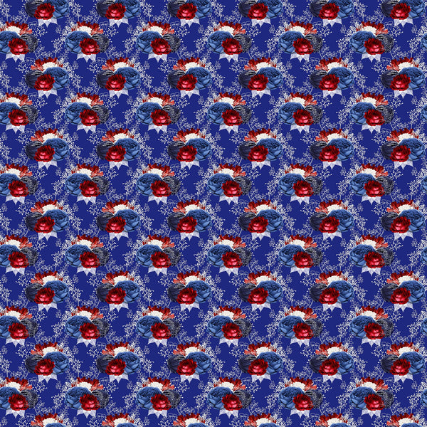Red White And Blue Vinyl Pattern