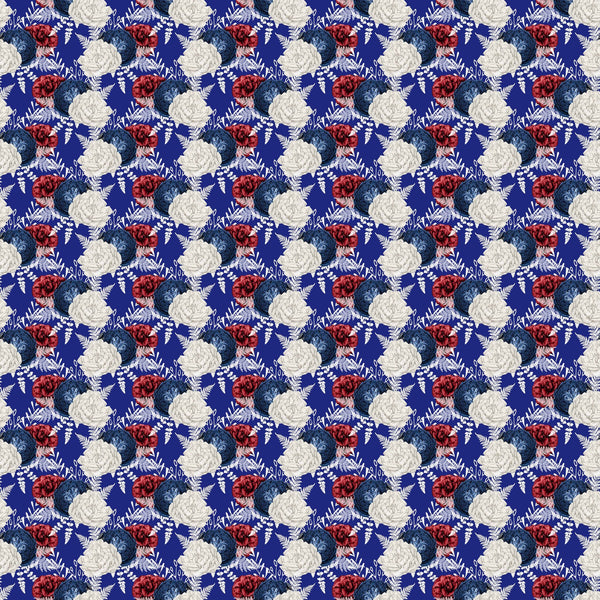 Red White And Blue Vinyl Pattern
