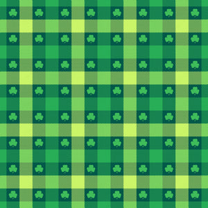 Green Plaid Vinyl Pattern