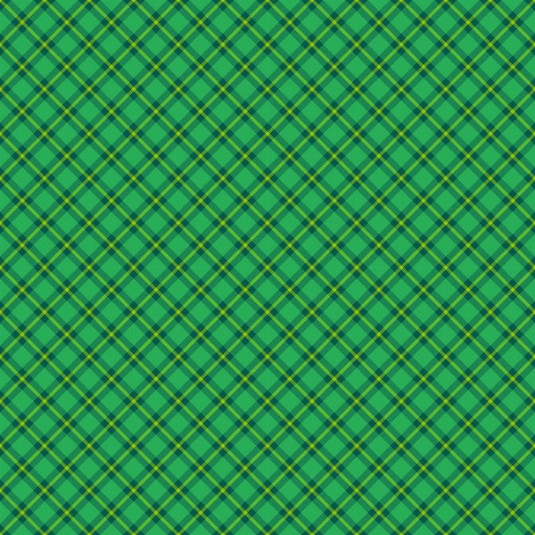 Green Plaid Vinyl Pattern