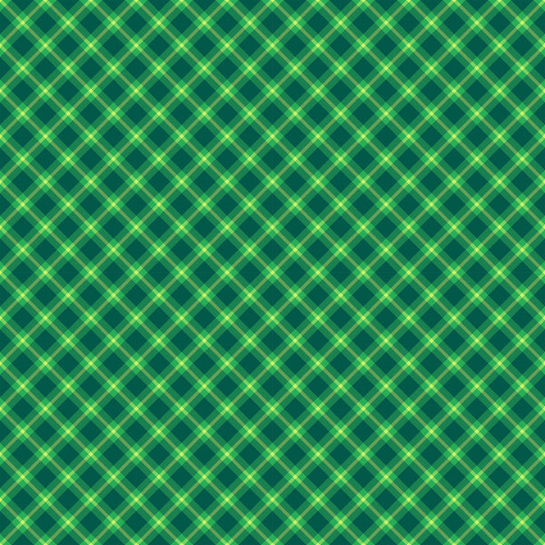 Green Plaid Vinyl Pattern