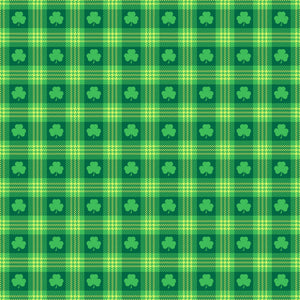 Green Plaid Vinyl Pattern