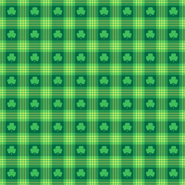Green Plaid Vinyl Pattern