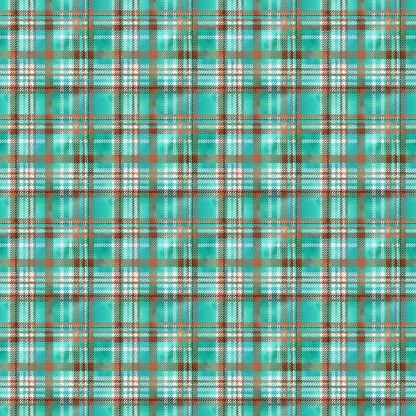 Plaid Copper Patina Vinyl Pattern