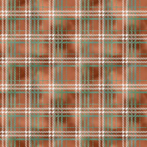 Plaid Copper Patina Vinyl Pattern
