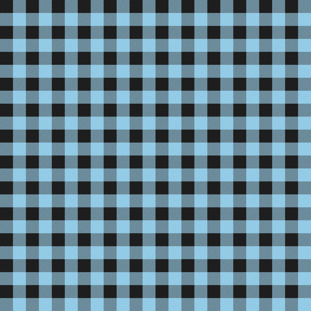 Plaid Blue Vinyl Pattern