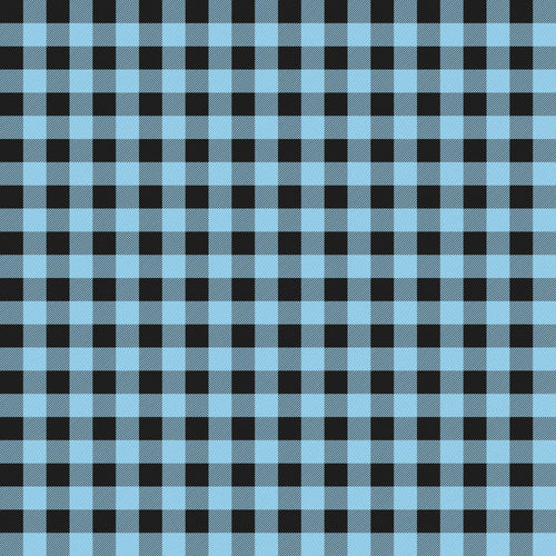 Plaid Blue Vinyl Pattern