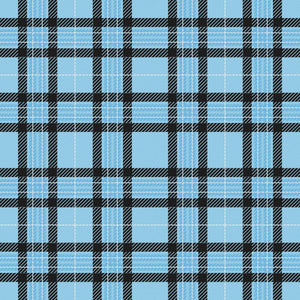 Plaid Blue Vinyl Pattern